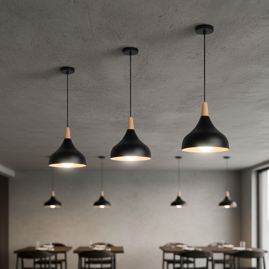 Desk Setup Green - Nordic Modern Hanging Lamps Vinatge Iron