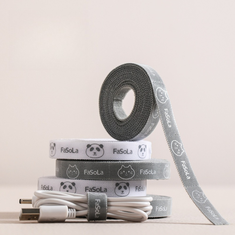 Cable Velcro Strap - Home Cartoon Tearable Velcro Cable Ties