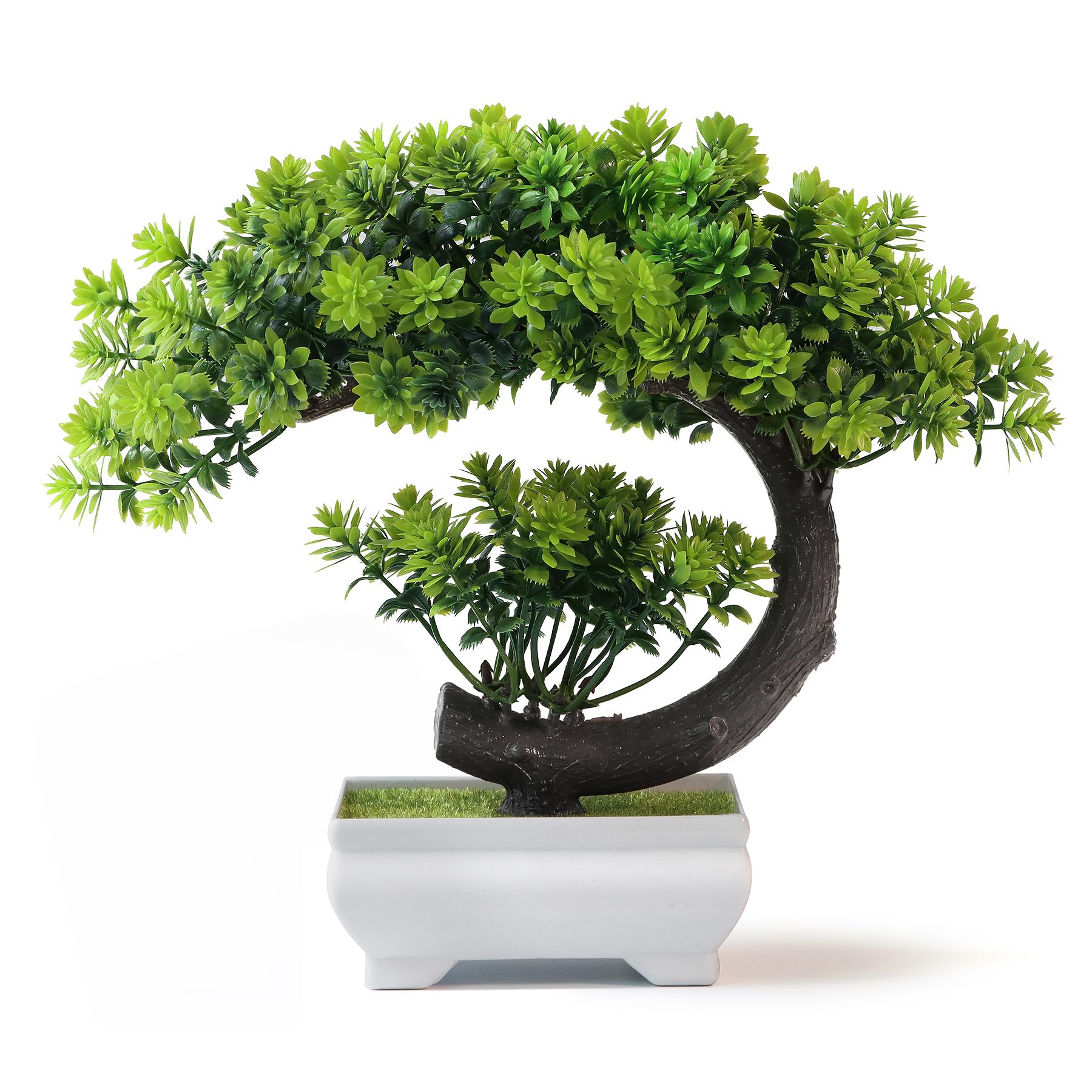 Desk Setup Plants - Uflower Small Artificial Plants Greenery Plastic