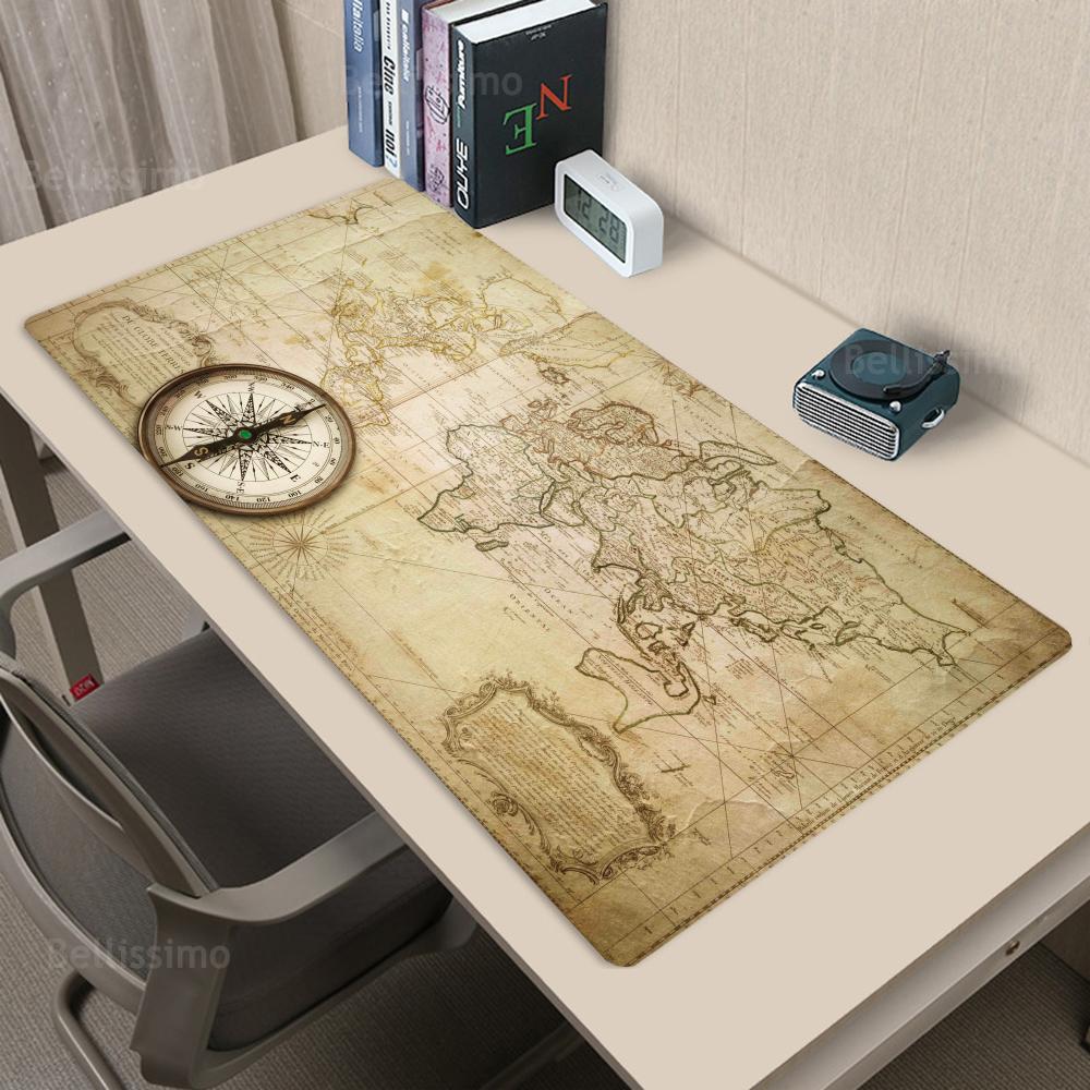 Old Map Office Supplies Rubber - Desk Setup Pc And Laptop recension och pris