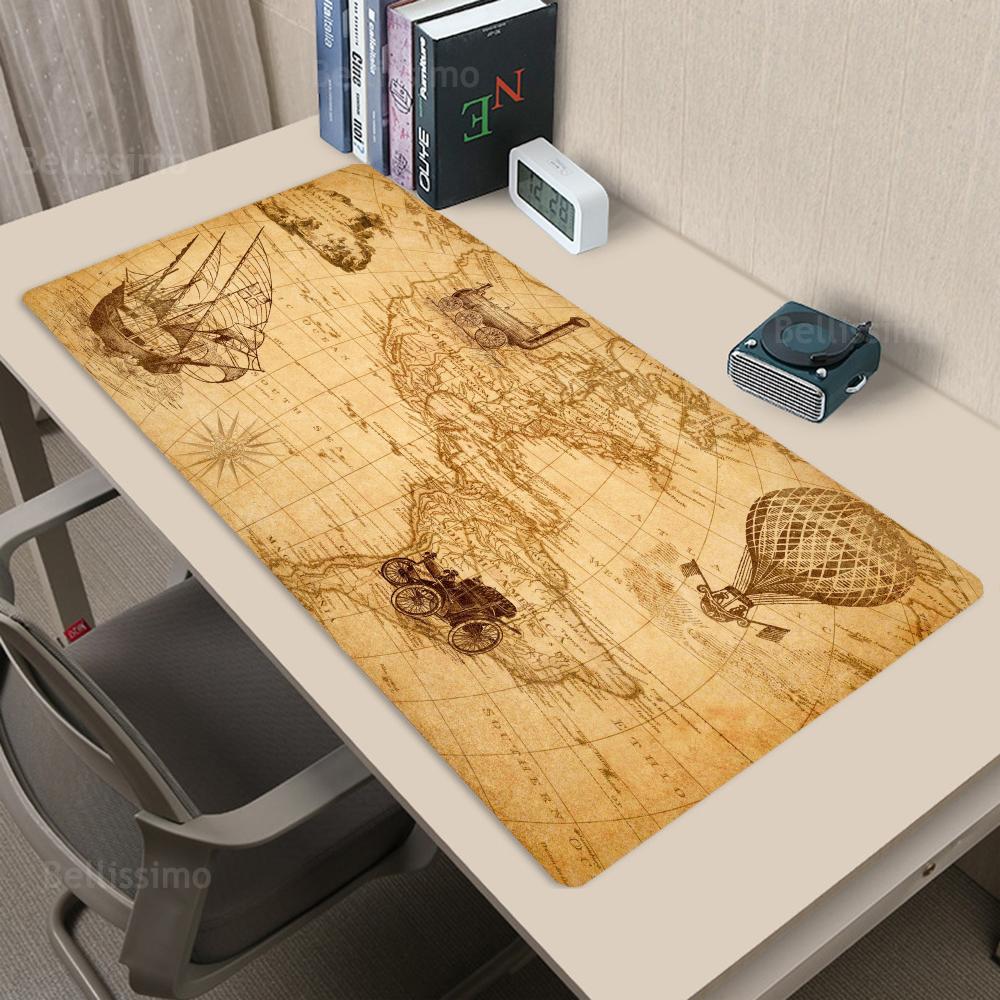Old Map Office Supplies Rubber - Desk Setup Pc And Laptop recension och pris