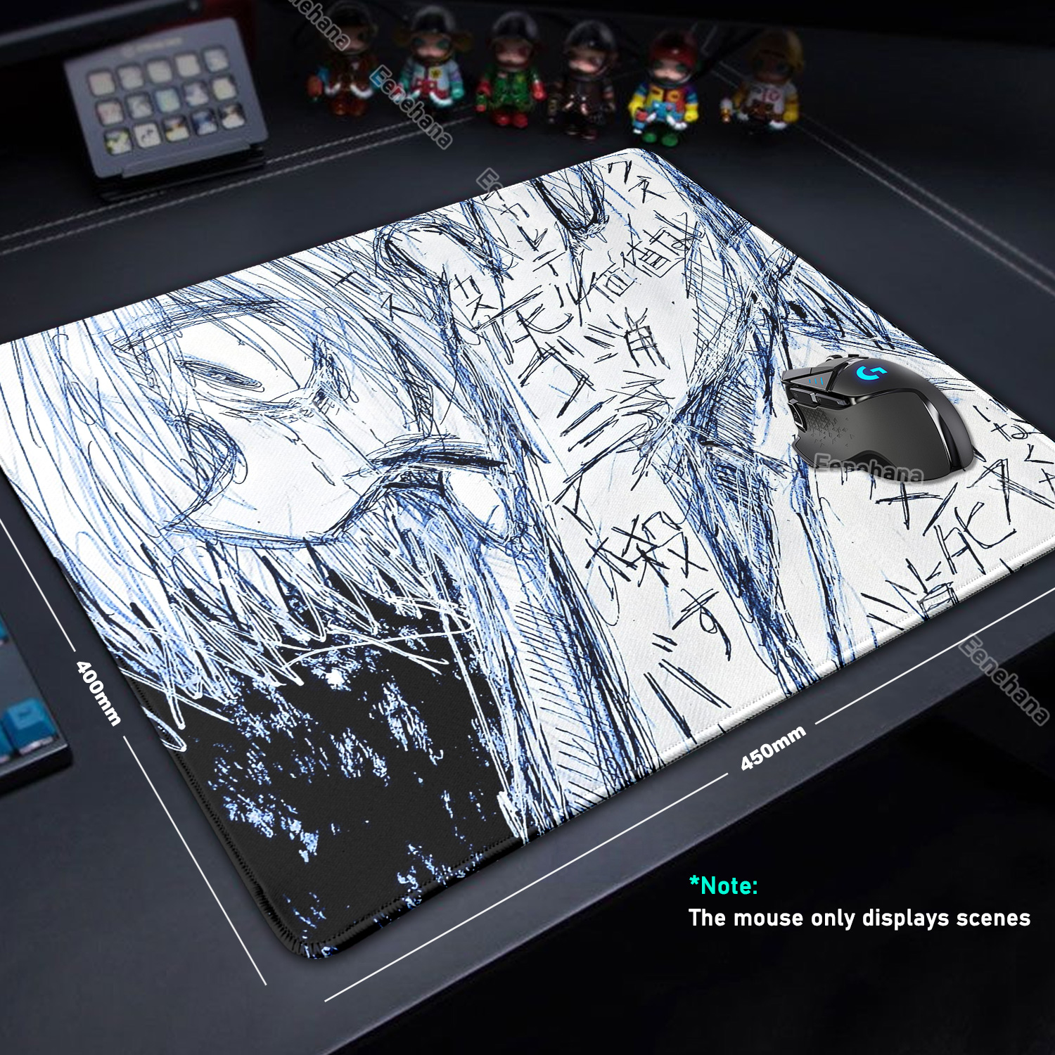 Bizarre Aesthetics Anime Girl  - Desk Setup Dark recension och pris