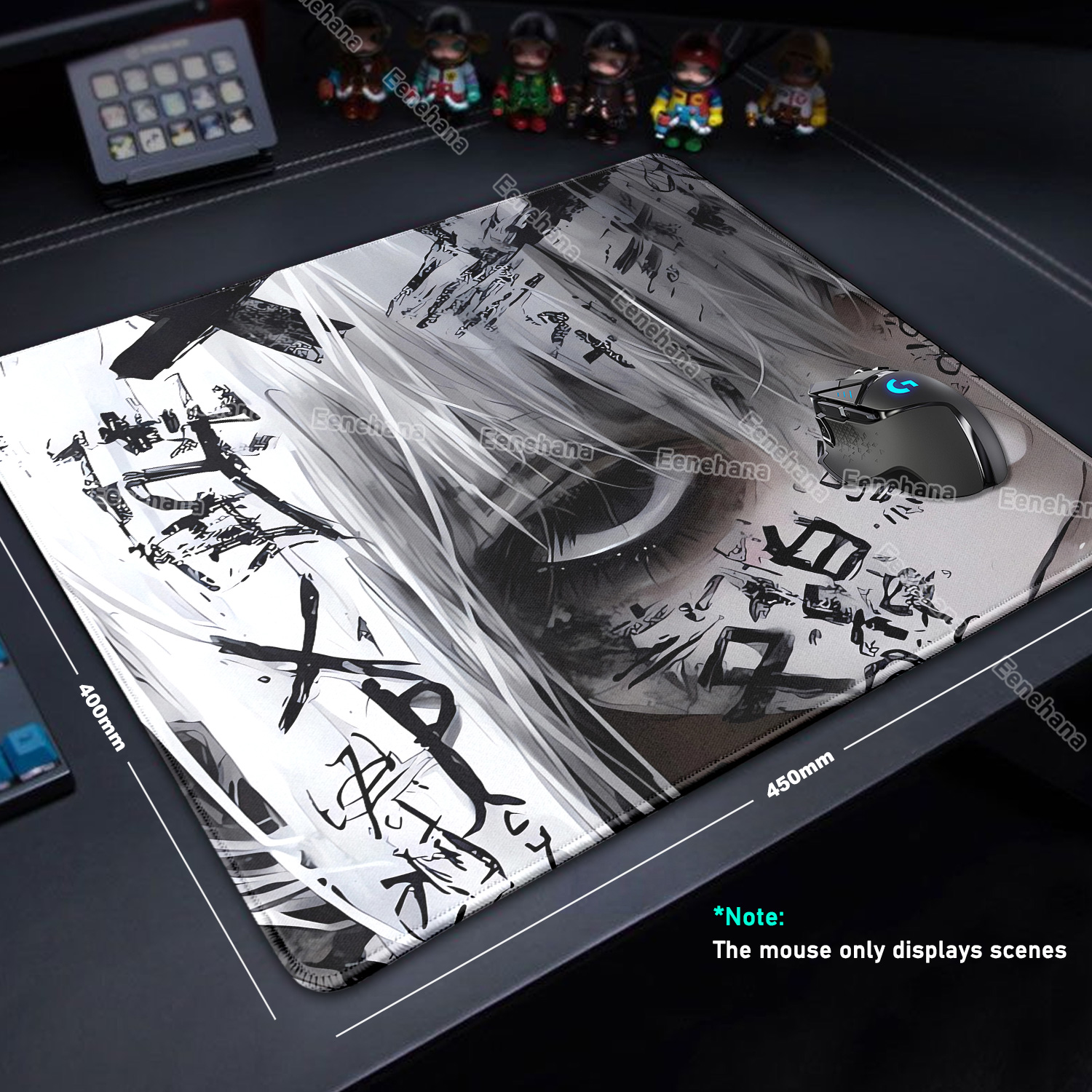 Bizarre Aesthetics Anime Girl  - Desk Setup Dark recension och pris