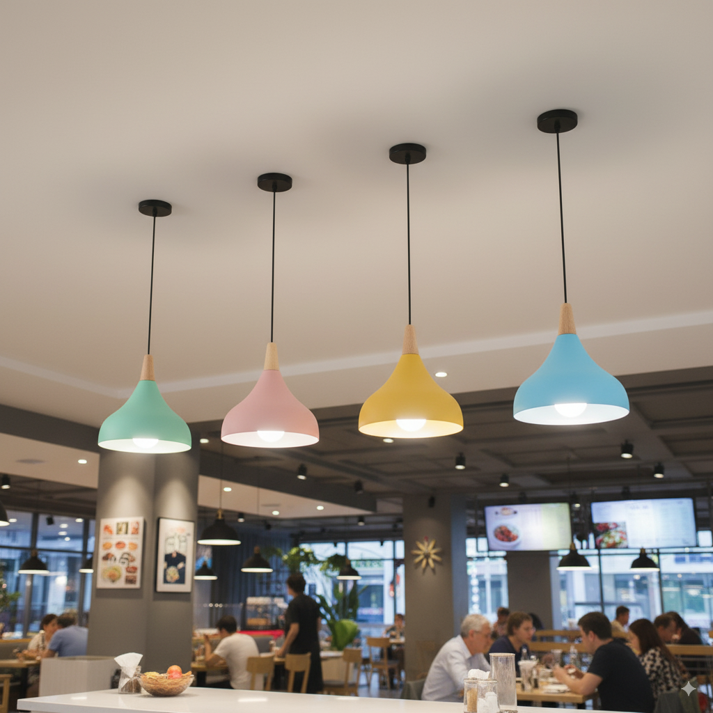 Nordic Modern Hanging Lamps Vi - Desk Setup Green recension och pris