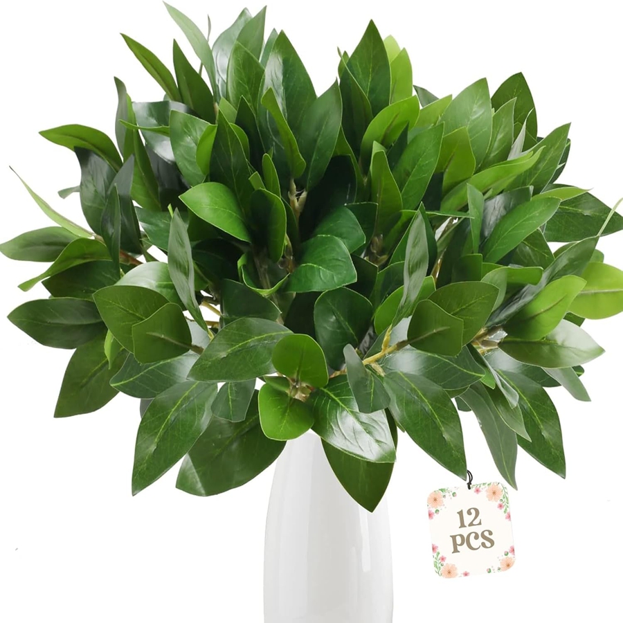 Artificial Flowers Plants leaf - Desk Setup Plants recension och pris