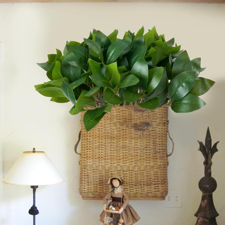Artificial Flowers Plants leaf - Desk Setup Plants recension och pris