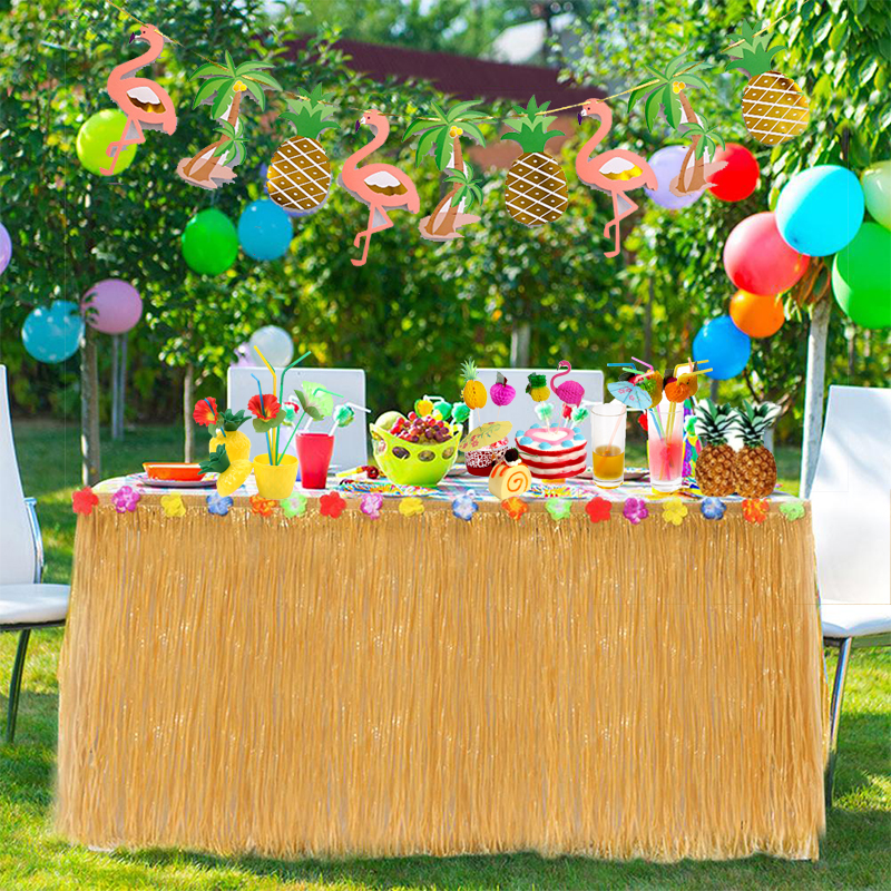 Straw Color Luau Grass Table S - Desk Setup Plants recension och pris
