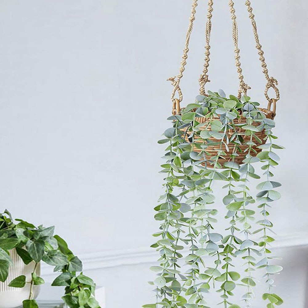 Artificial Ivy Hanging Eucalyp - Desk Setup Plants recension och pris