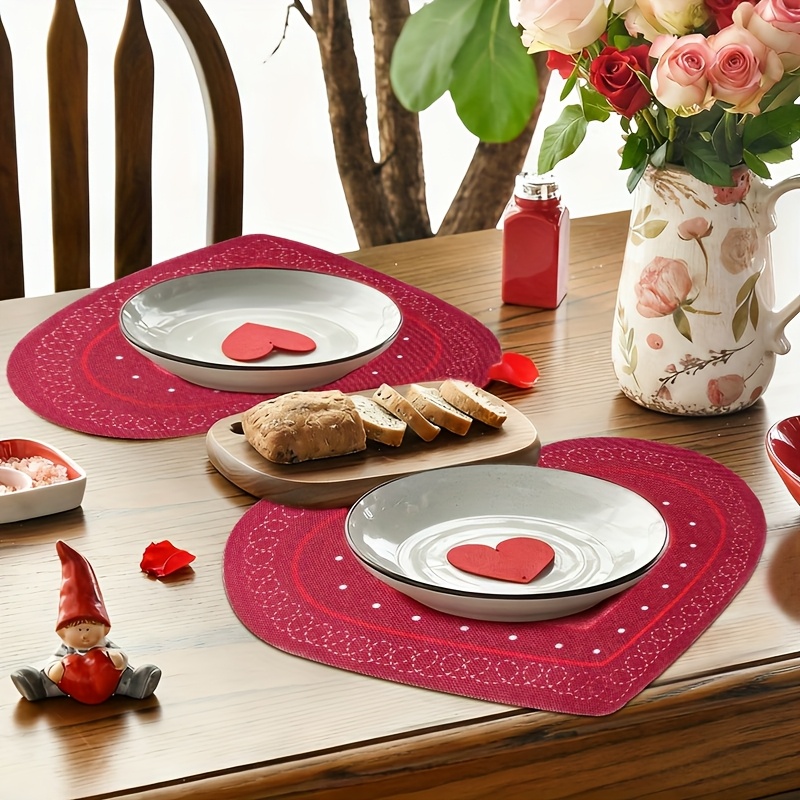 4PCS Valentine's Day Romantic  - Desk Setup Clean recension och pris