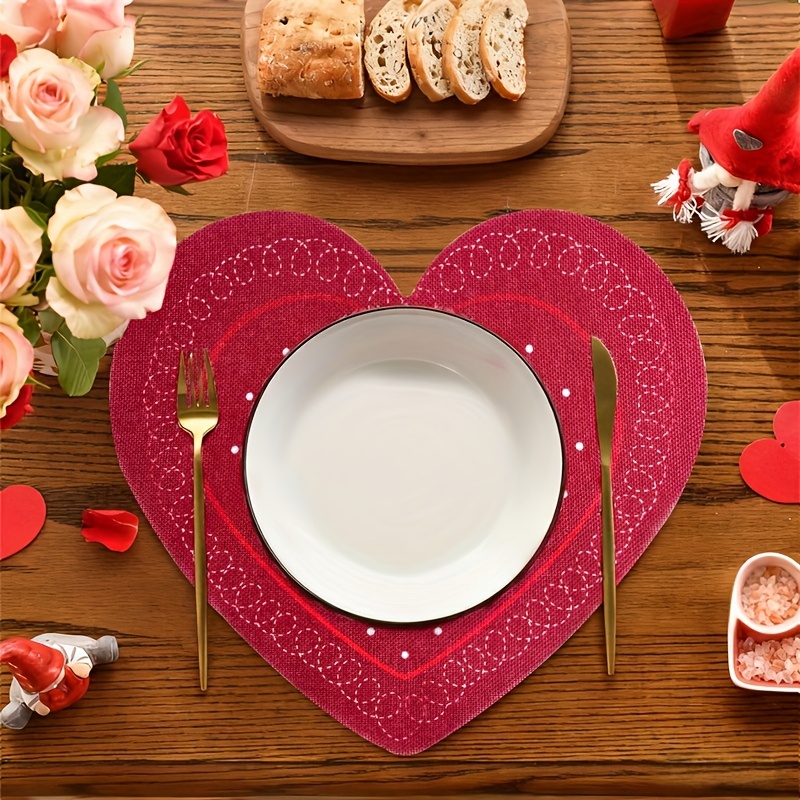 4PCS Valentine's Day Romantic  - Desk Setup Clean recension och pris