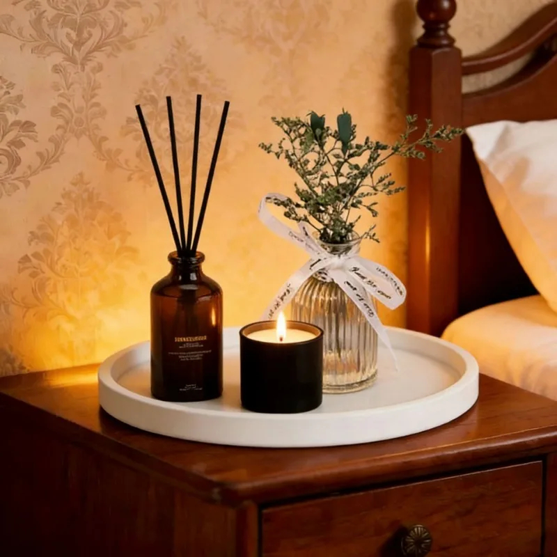Round Silicone Bathroom Tray,  - Desk Setup Plants recension och pris