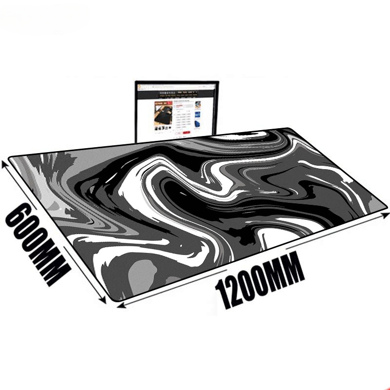 Large Mat Mouse Pad Fluid Art  - Desk Setup Pc And Laptop recension och pris