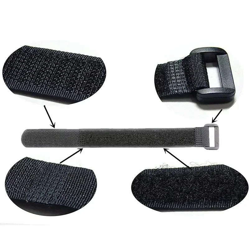 Reusable Self-adhesive Nylon Z - Cable Velcro Strap recension och pris