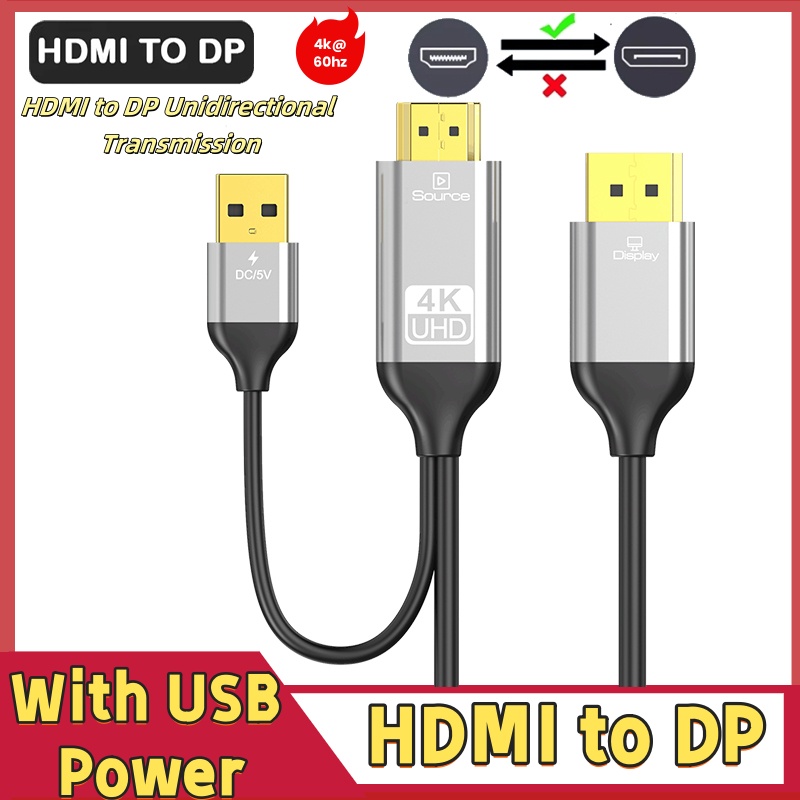 HDMI To DisplayPort Cable HDMI - Desk Setup Ps5 recension och pris