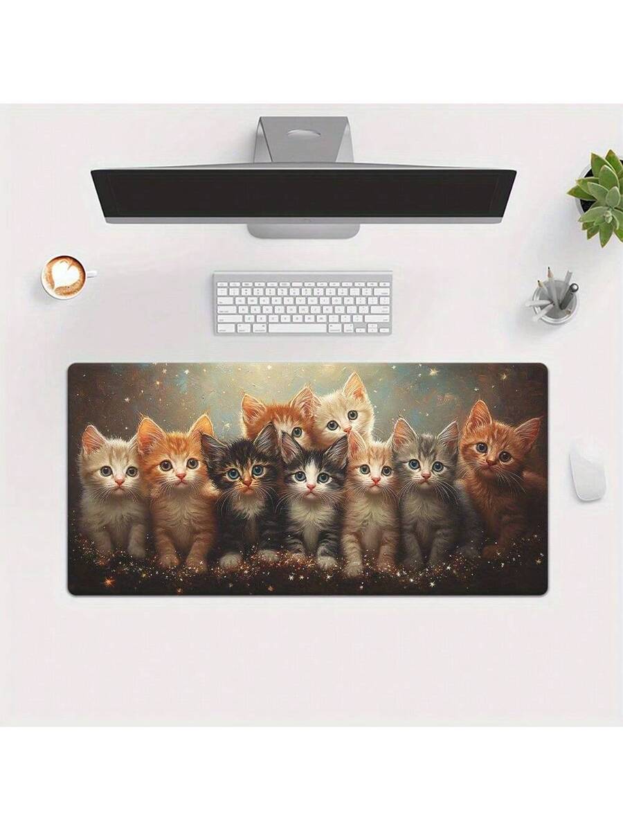 Cute Kitten Gaming Mouse Pad D - Desk Setup Pc And Laptop recension och pris