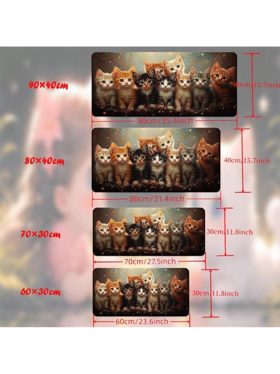 Cute Kitten Gaming Mouse Pad D - Desk Setup Pc And Laptop recension och pris