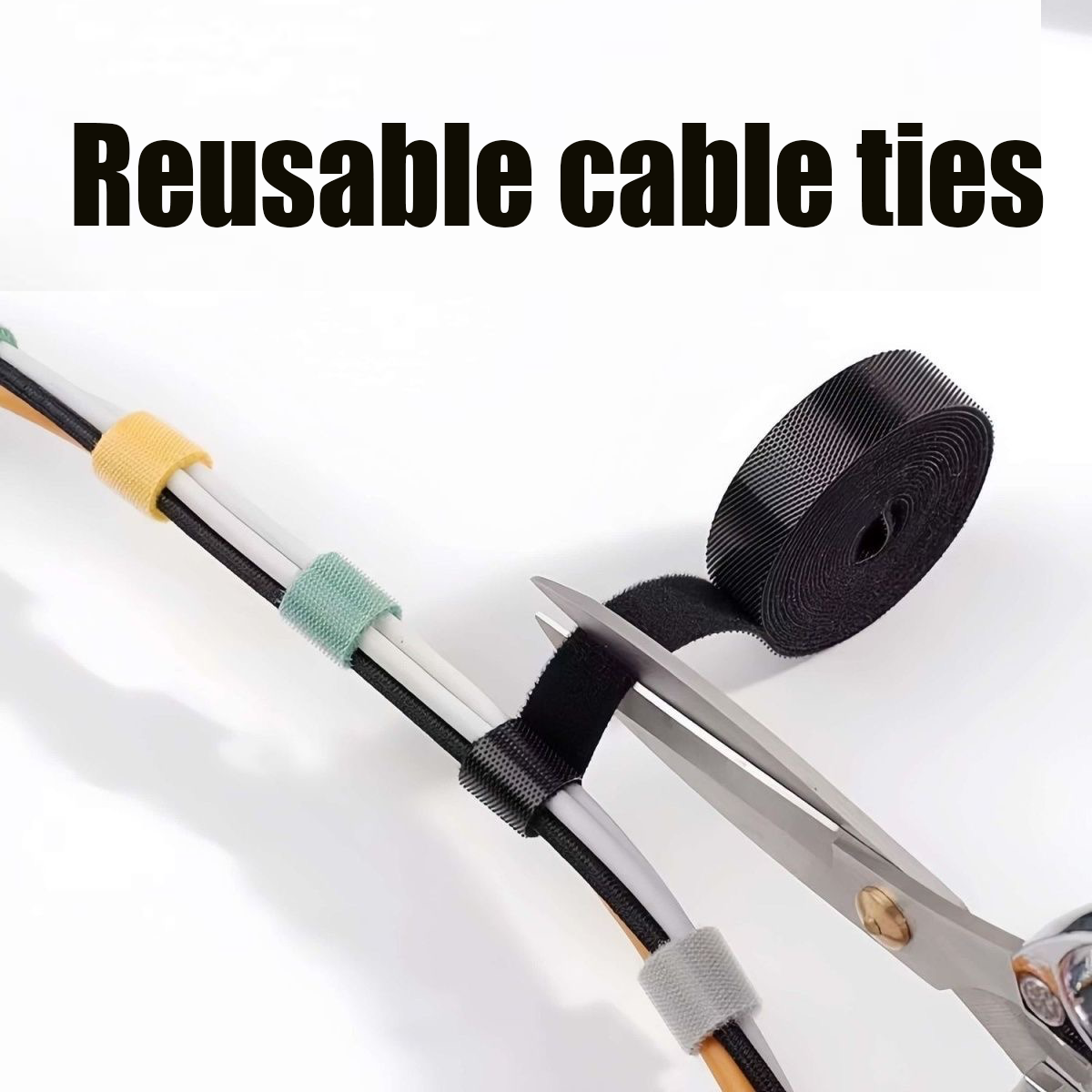TUTI 0.78 Inch Width Nylon Str - Cable Velcro Strap recension och pris