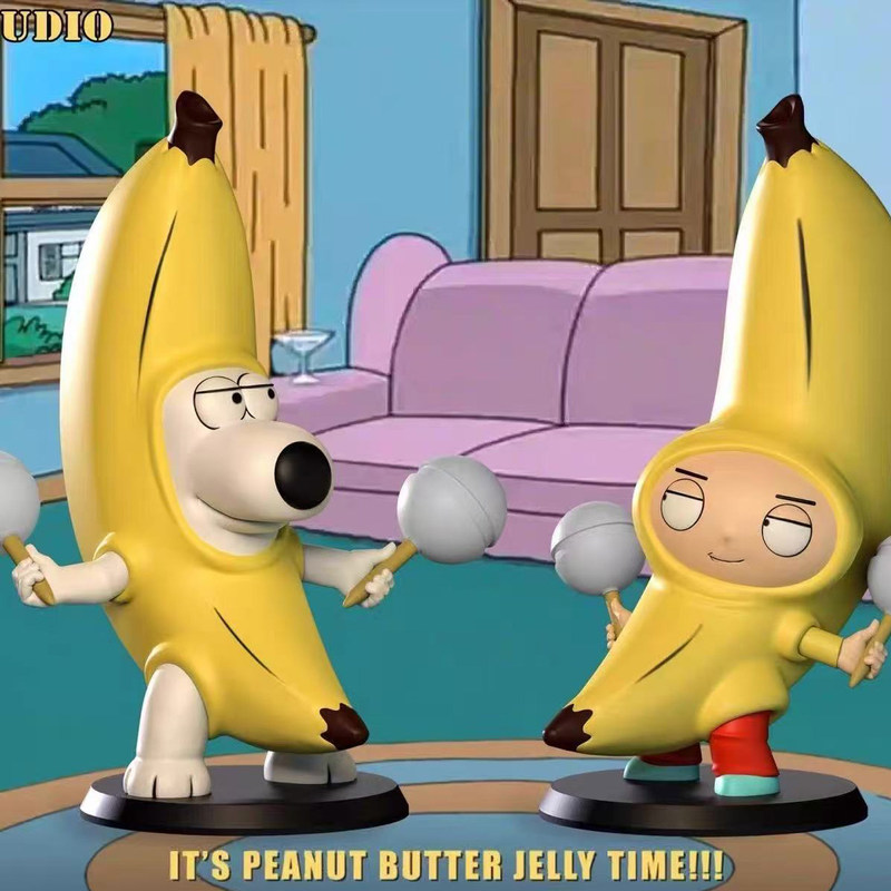 Family Guy Banana 13cm Action  - Desk Setup With Tv recension och pris