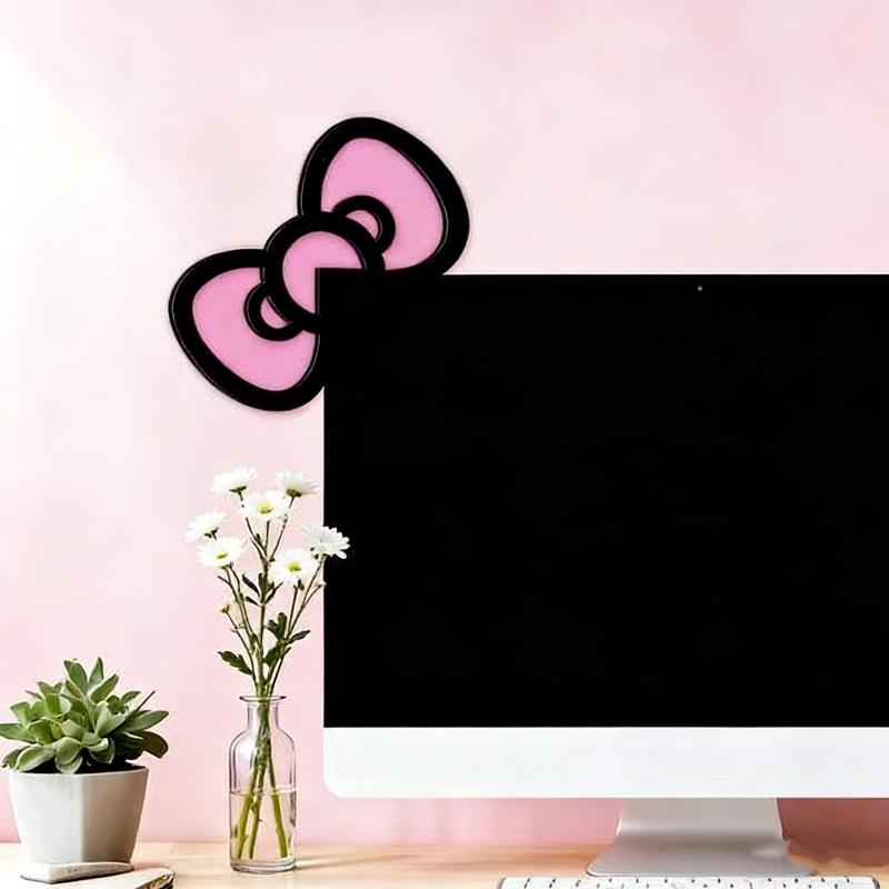 New 1/2Pcs Wooden Bowknot PC A - Desk Setup Home recension och pris
