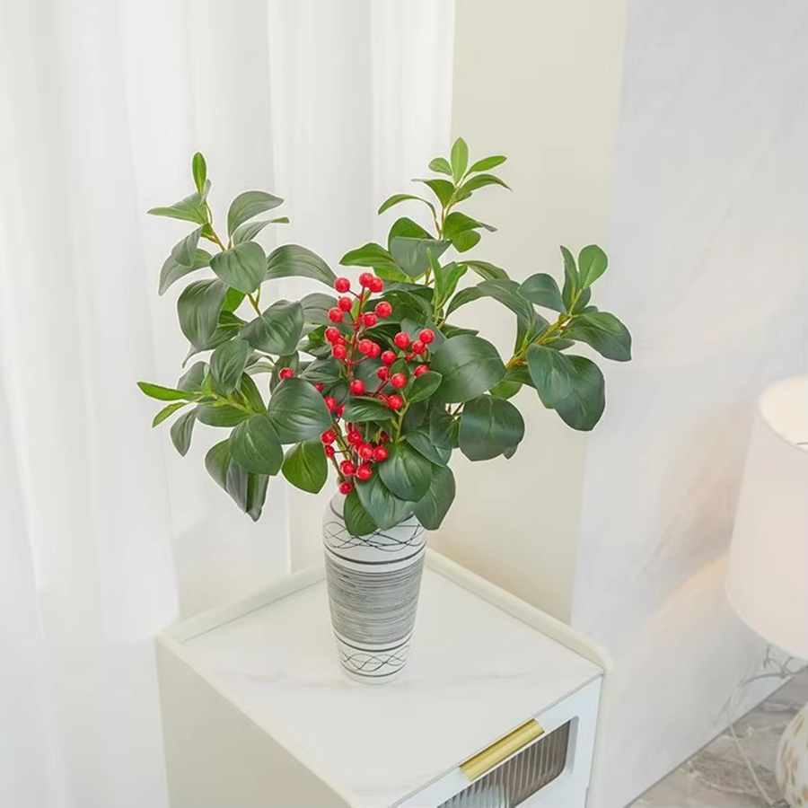 Artificial Flowers Plant High  - Desk Setup Plants recension och pris