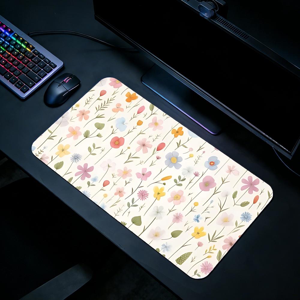 Gaming Mouse Pad Floral GGentl - Desk Setup Pc And Laptop recension och pris