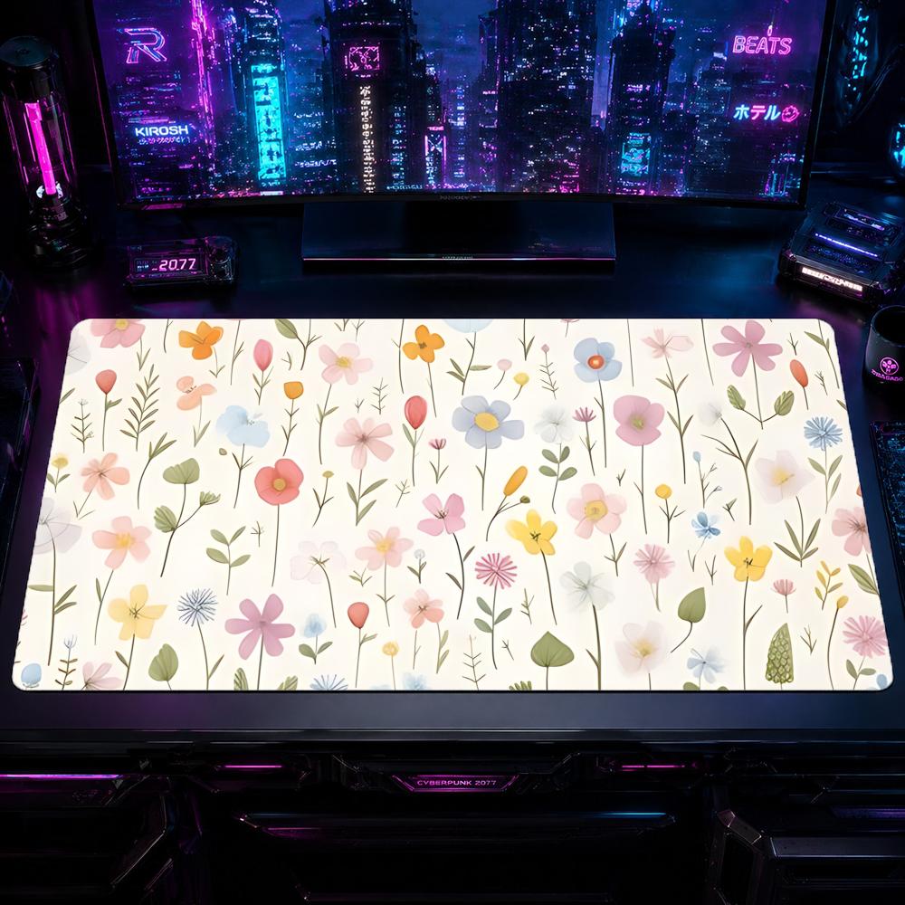 Gaming Mouse Pad Floral GGentl - Desk Setup Pc And Laptop recension och pris