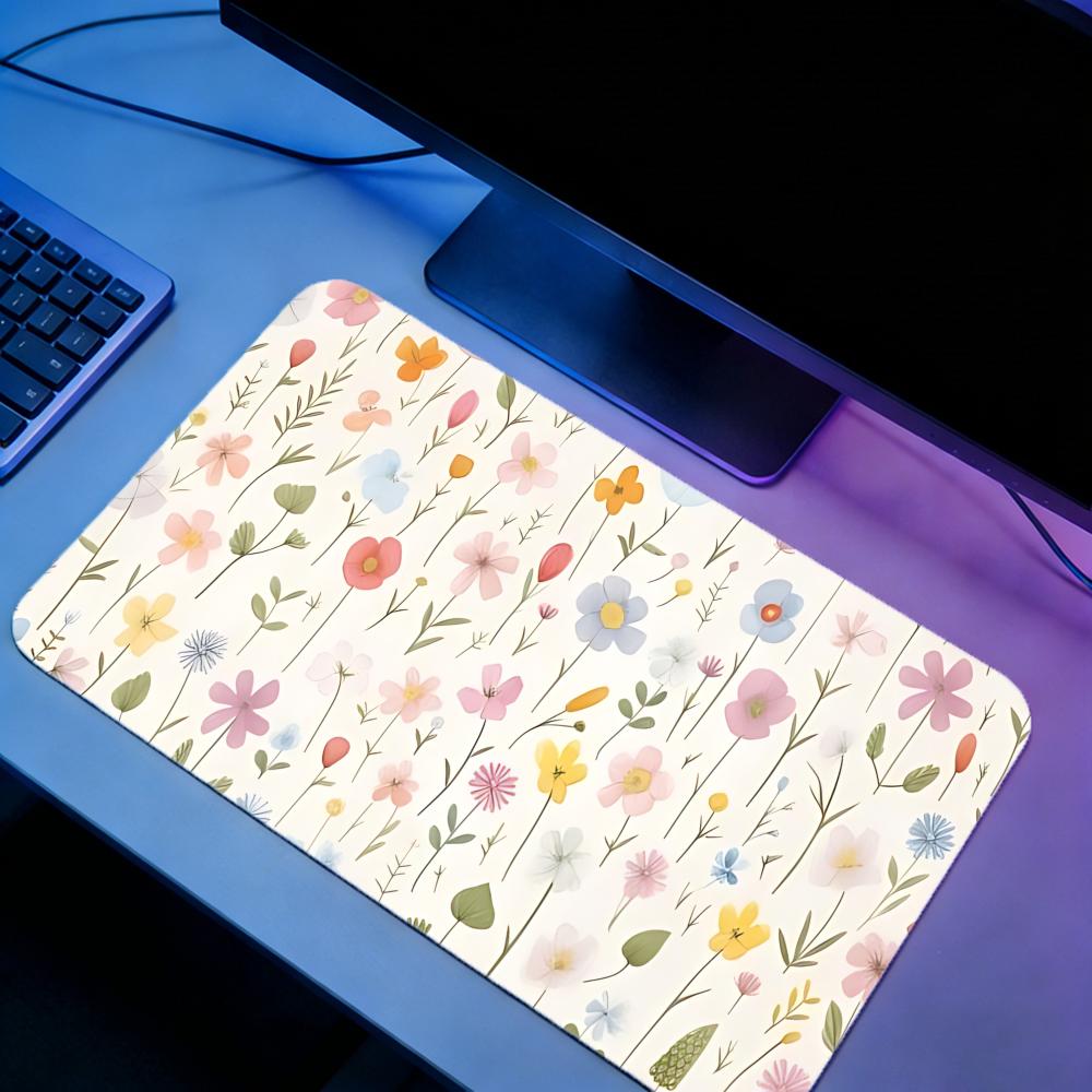 Gaming Mouse Pad Floral GGentl - Desk Setup Pc And Laptop recension och pris
