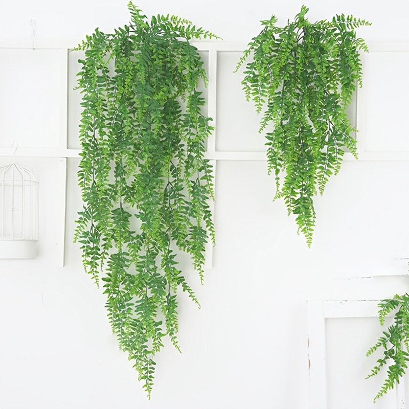 2/4PCS Green Artificial Plants - Desk Setup Plants recension och pris