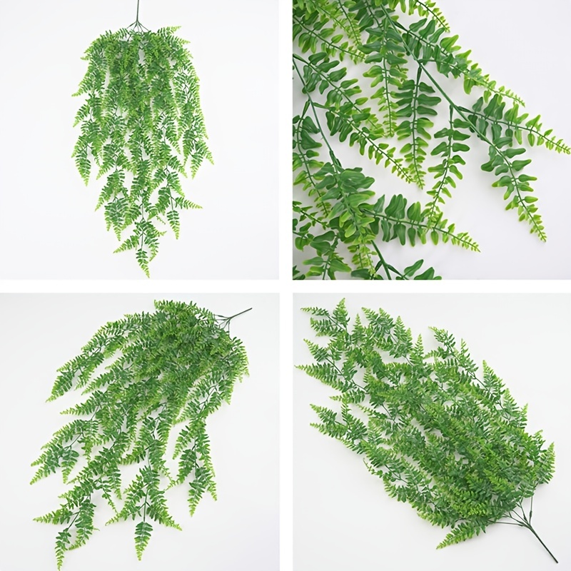 2/4PCS Green Artificial Plants - Desk Setup Plants recension och pris