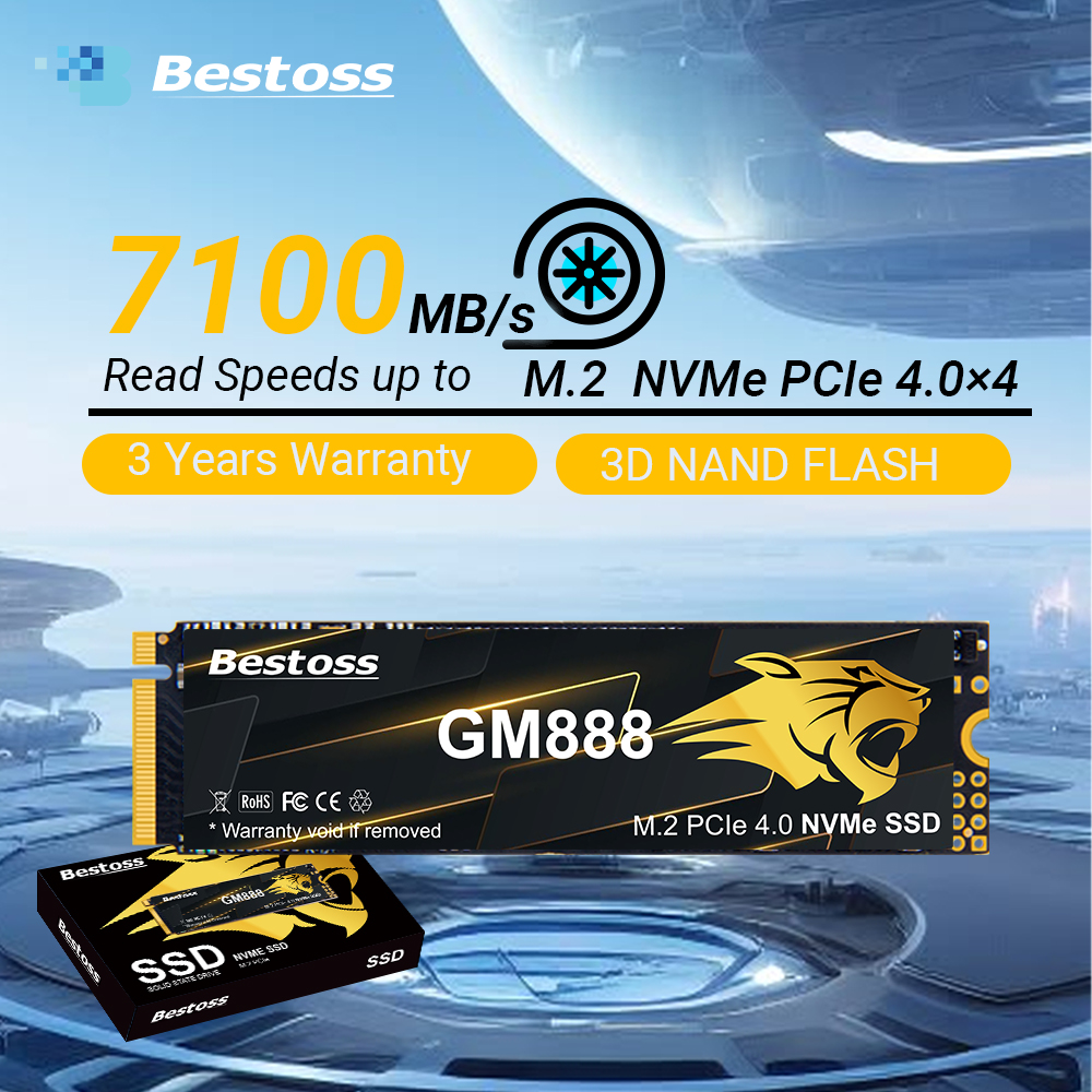 Bestoss M2 SSD 512GB 1TB 2TB P - Desk Setup Ps5 recension och pris