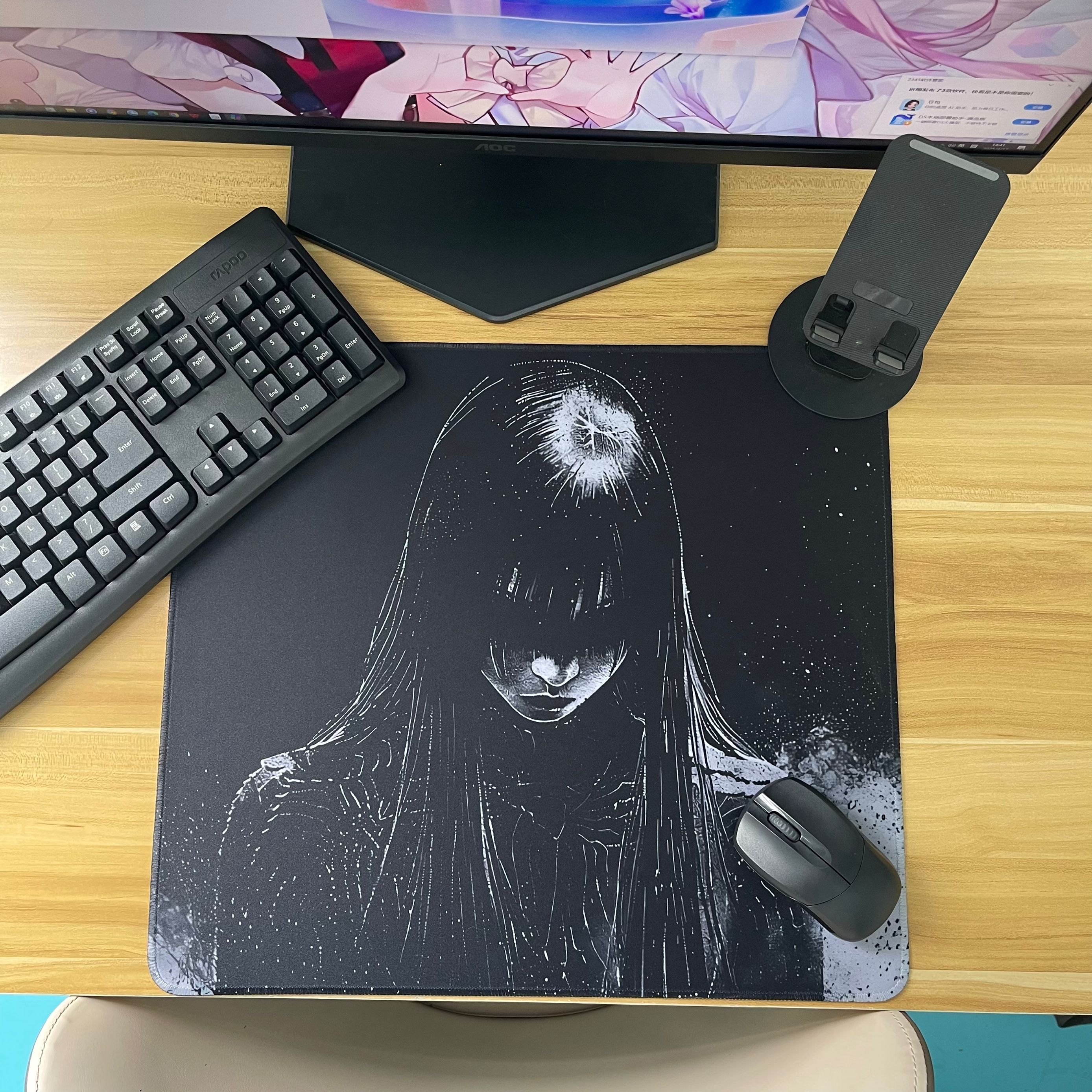 Mouse pad dark style themed pa - Desk Setup Dark recension och pris
