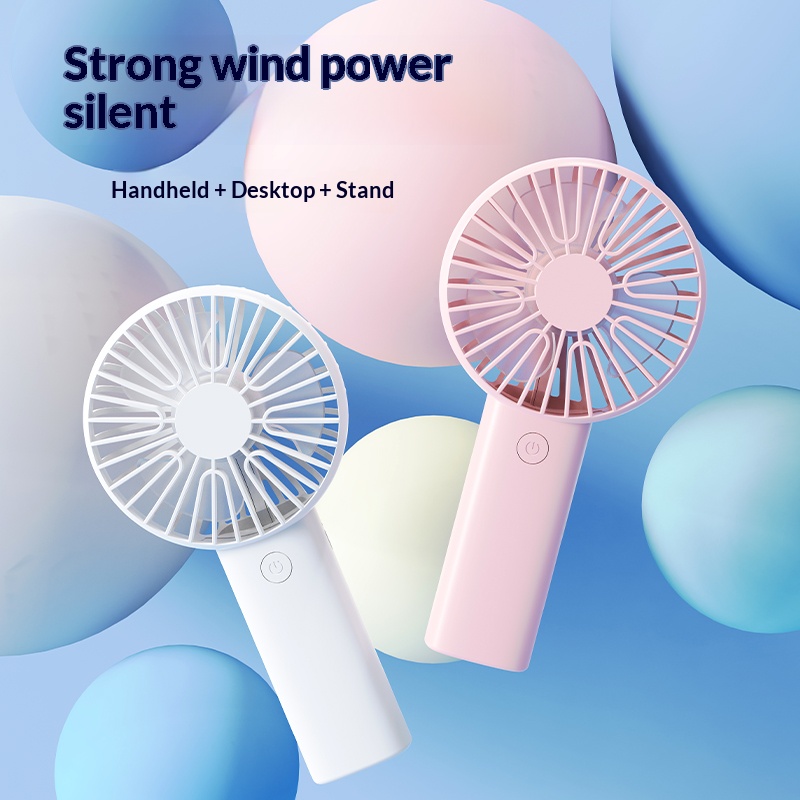Mini Handheld Fan, 3 In 1 Port - Desk Setup Home recension och pris