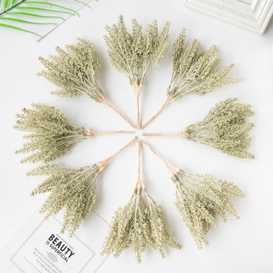 Artificial Plants Golden Fake  - Desk Setup Plants recension och pris