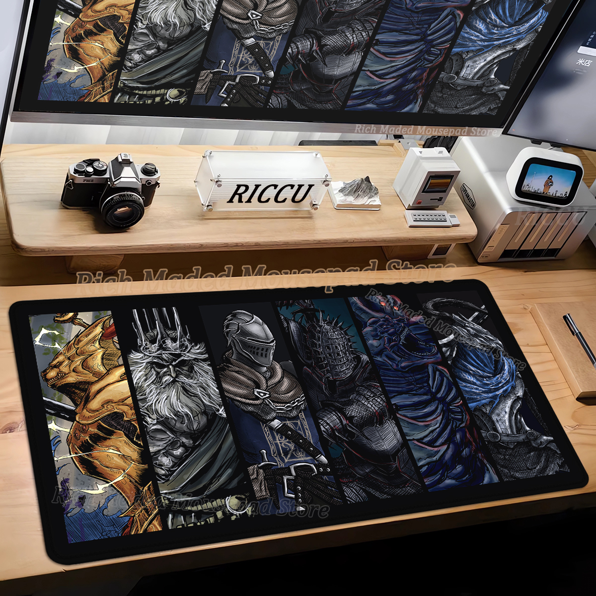 Gamer Large Mouse Pad Dark Sou - Desk Setup Dark recension och pris