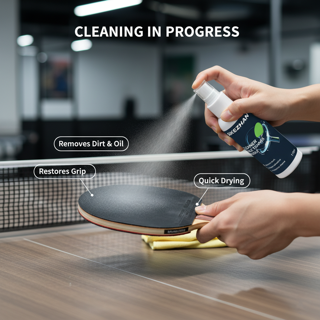 Ping Pong Paddle Cleaner Spray - Desk Setup Clean recension och pris