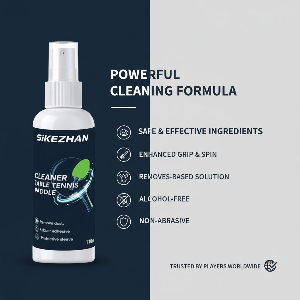 Ping Pong Paddle Cleaner Spray - Desk Setup Clean recension och pris