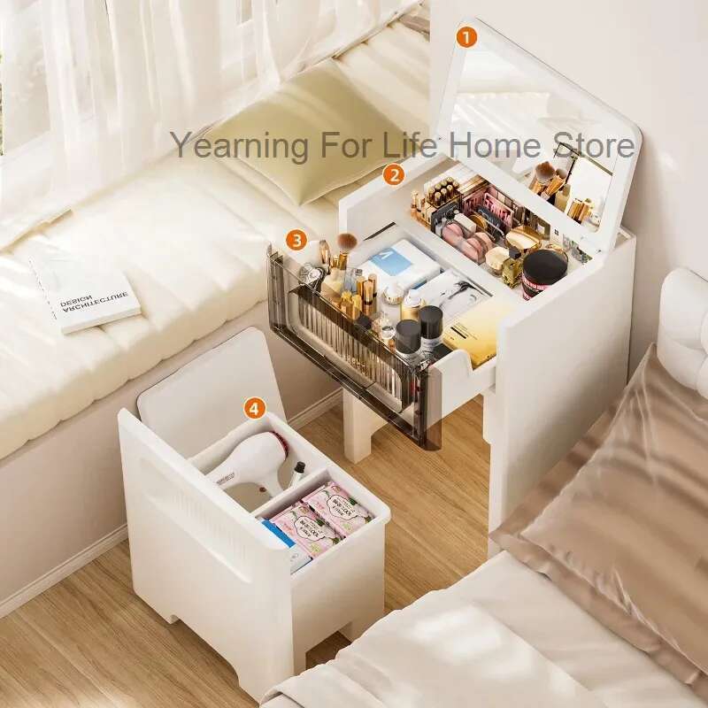 3 in 1 Vanity Dresser Desk wit - Desk Setup In Small Bedroom recension och pris