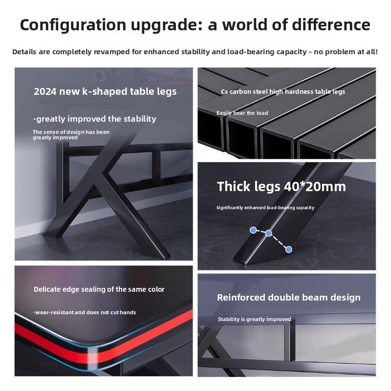 Ergonomic Gaming Desk Computer - Desk Setup In Small Bedroom recension och pris