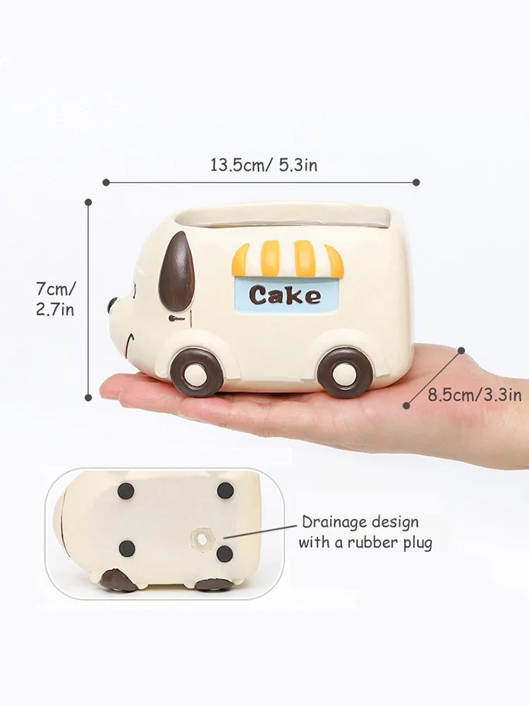 Food Truck Animal Small Plant  - Desk Setup Green recension och pris