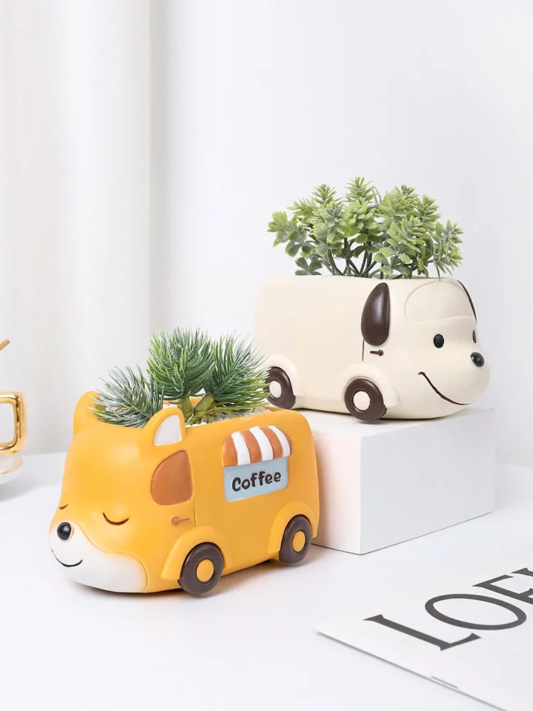 Food Truck Animal Small Plant  - Desk Setup Green recension och pris