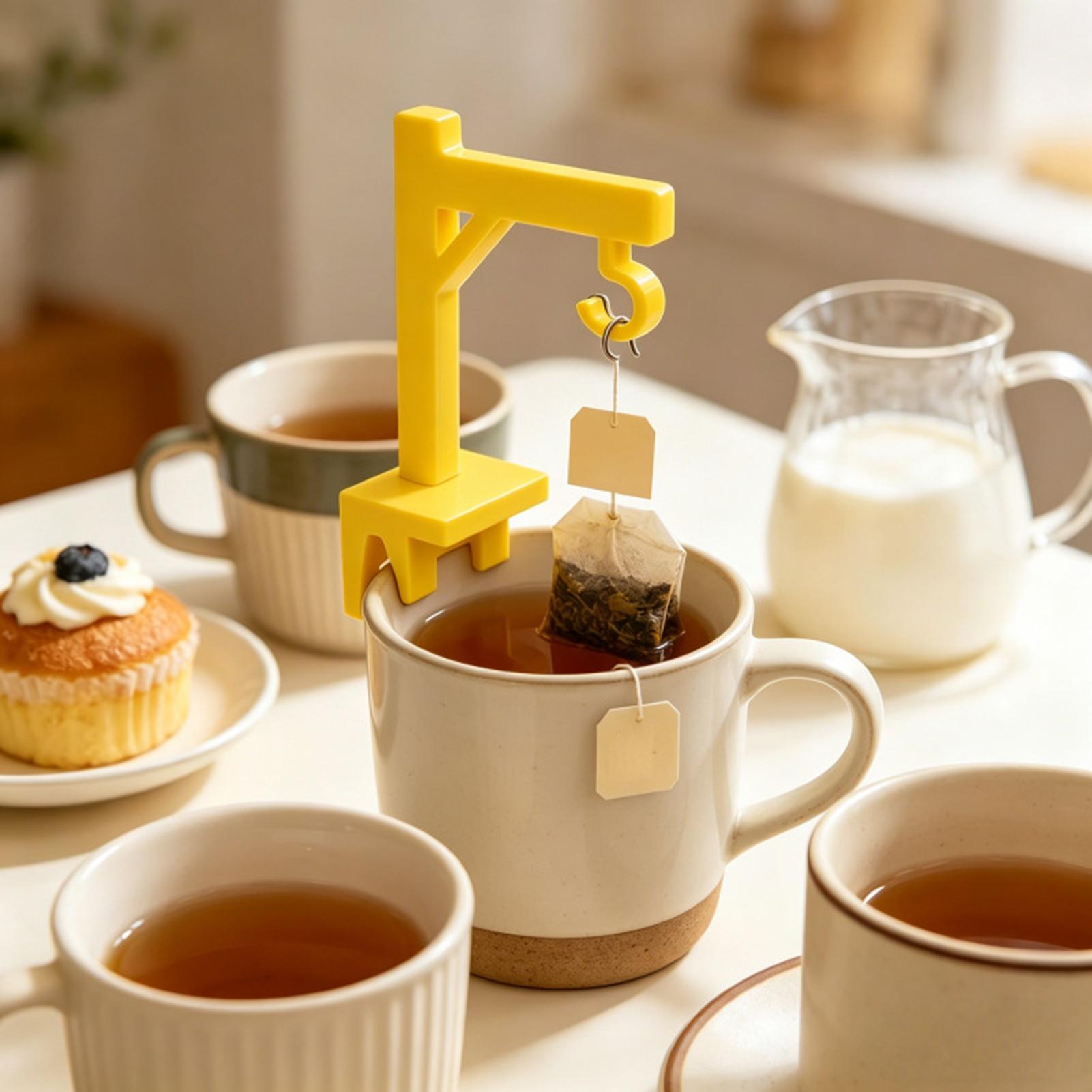 1PC Tea Bag Holder Clip Cute P - Desk Setup Home recension och pris