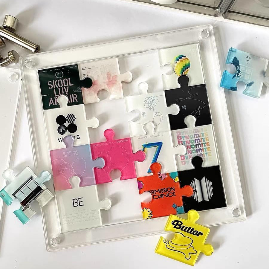 Custom Acrylic Puzzle Display  - Desk Setup Home recension och pris
