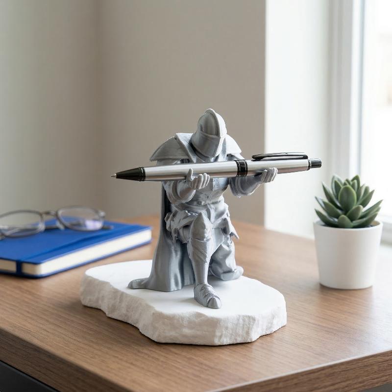 Knight Pen Holder Unique Desk  - Desk Setup Home recension och pris