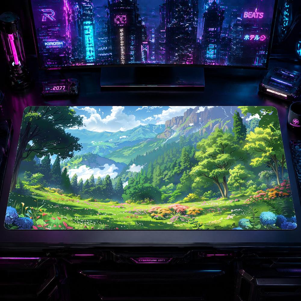 Nature MMountains and forestse - Desk Setup Pc And Laptop recension och pris