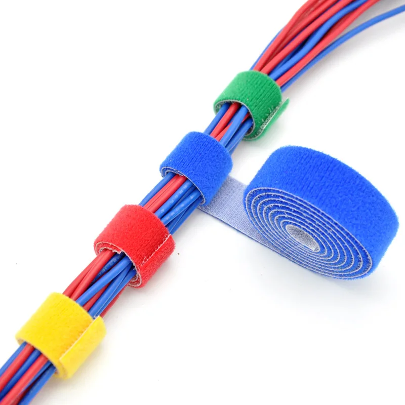 5M DIY Reusable Nylon Cable Ti - Cable Velcro Strap recension och pris