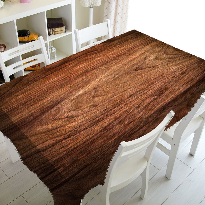 Elegant Dark Wood Grain Tablec - Desk Setup Dark recension och pris