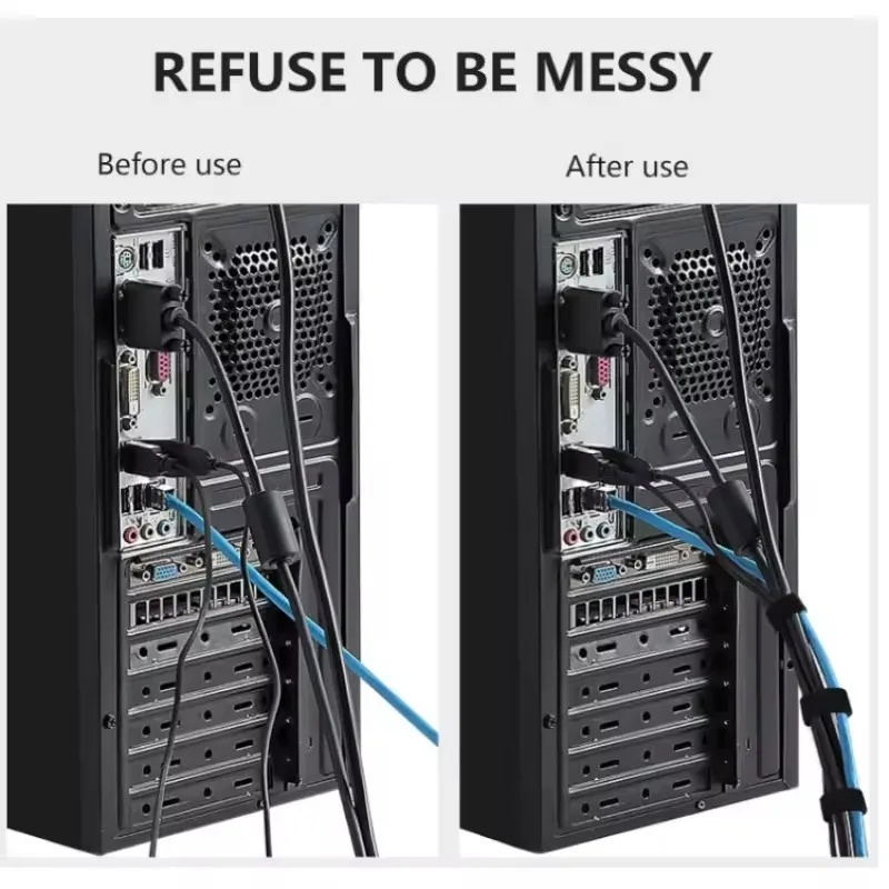 1/5M Cable Manager Data Cable  - Cable Velcro Strap recension och pris