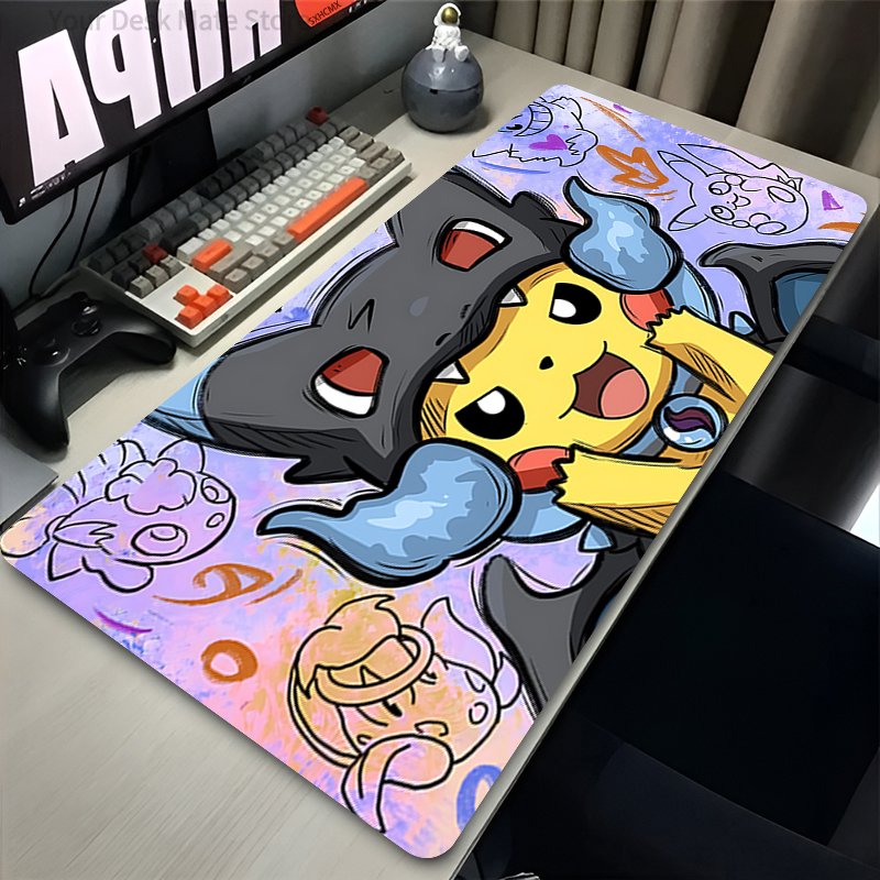 Pikachu Cosplay Dark Anime Gam - Desk Setup Dark recension och pris