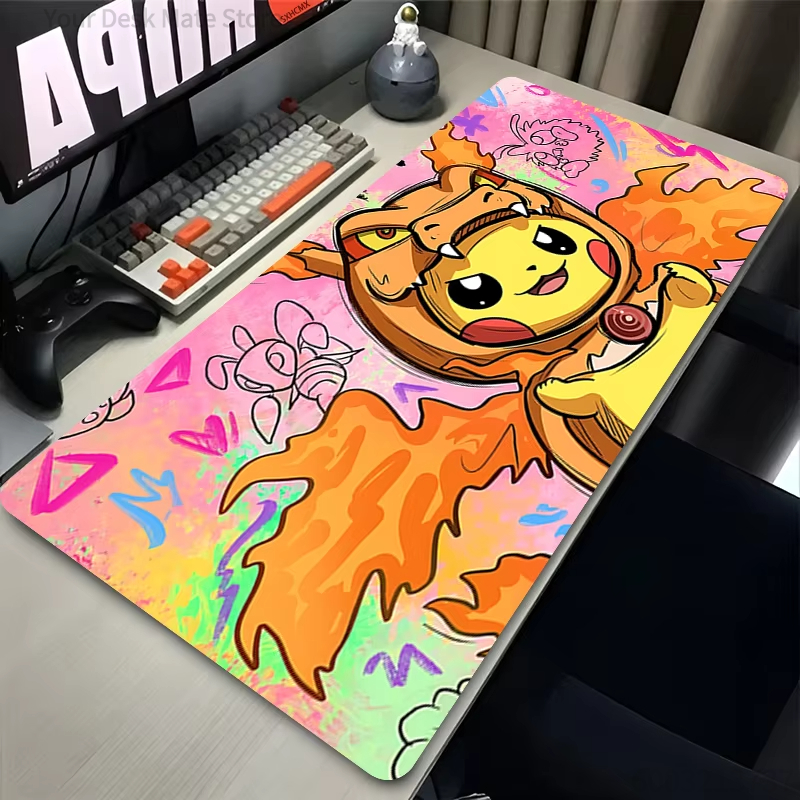 Pikachu Cosplay Dark Anime Gam - Desk Setup Dark recension och pris