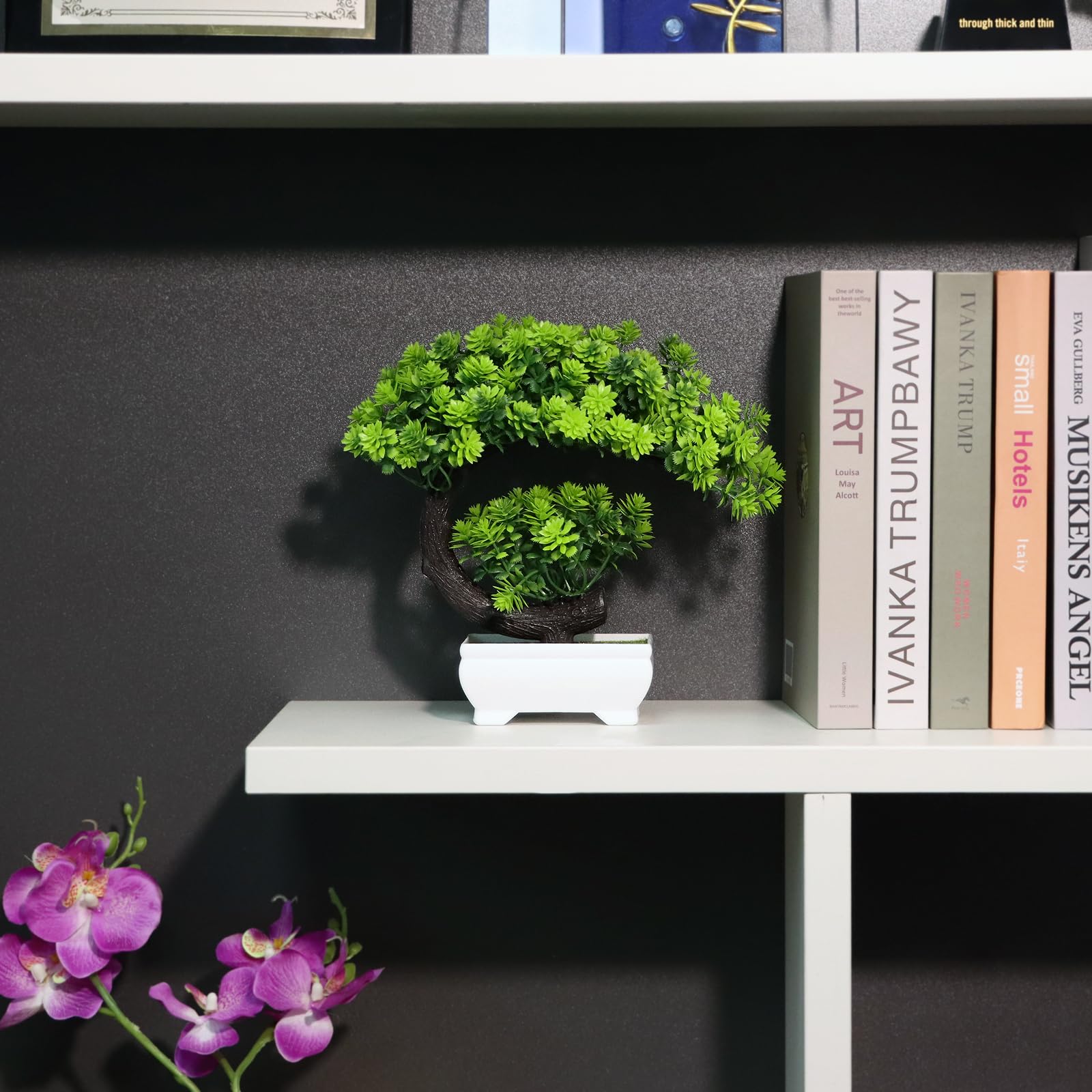 Uflower Small Artificial Plant - Desk Setup Plants recension och pris